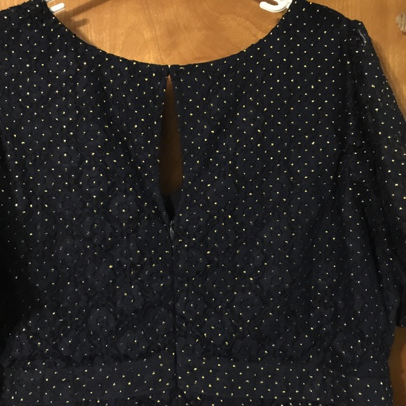 Motherhood navy NWOT w/ flutter cap sleeves - Picture 7 of 8